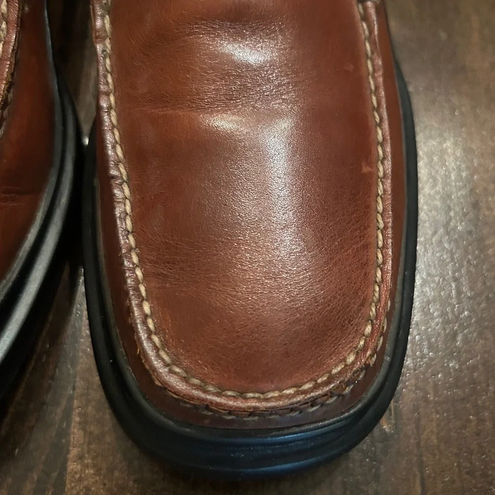 Cole Haan Santa Barbara Loafers 10 Brown Leather Slip On Preppy Business Casual